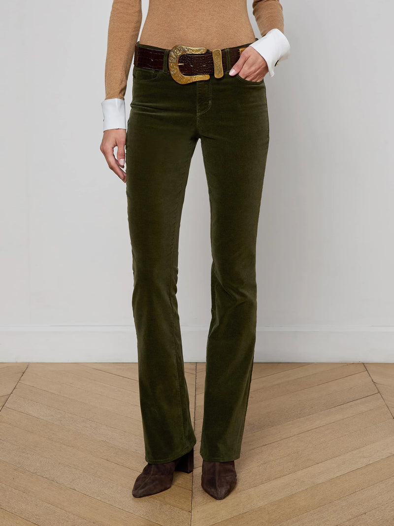 L'agence - Stevie Velvet Jean - Deep Olive
