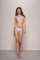 Shani Shemer - Khloe Bikini Bottom - Blue Mosaic Print
