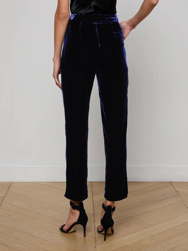 L'agence - Rebel Velvet Trouser - Midnight