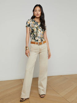 L'agence - Clayton Wide-Leg Pant - Biscuit