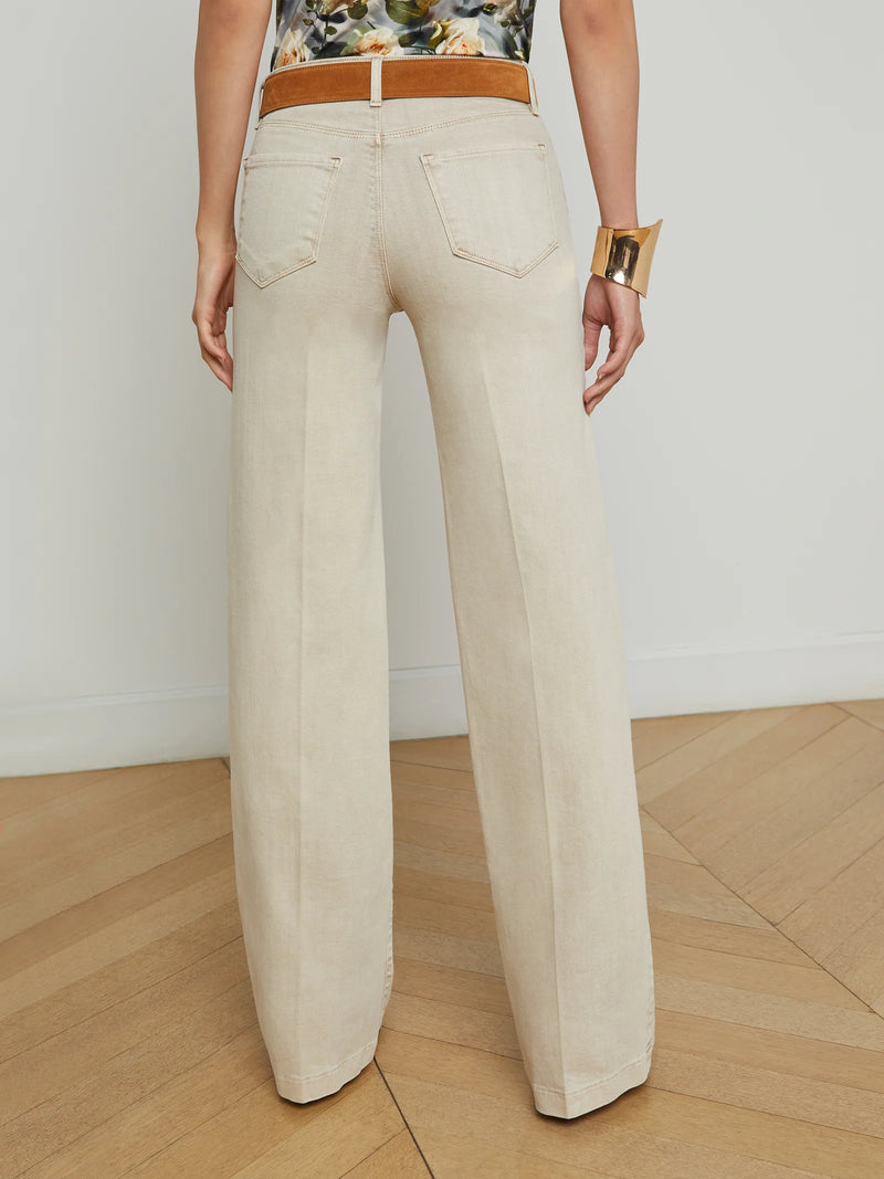 L'agence - Clayton Wide-Leg Pant - Biscuit