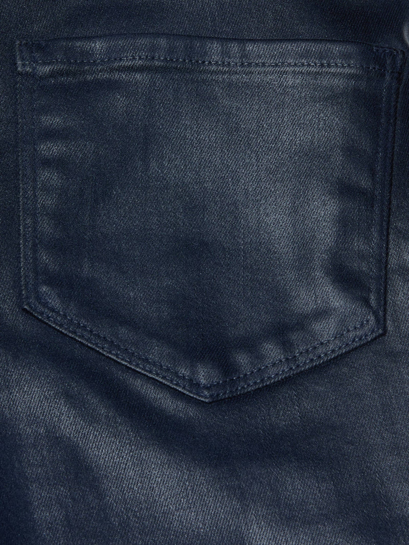 L'agence - Clayton Coated Wide-Leg Jean - Deep Midnight Coated