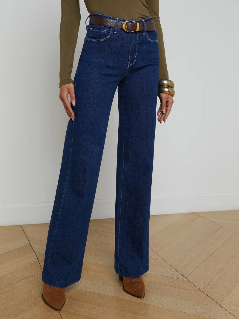 L’agence - Clayton Wide-Leg Jean - Newport