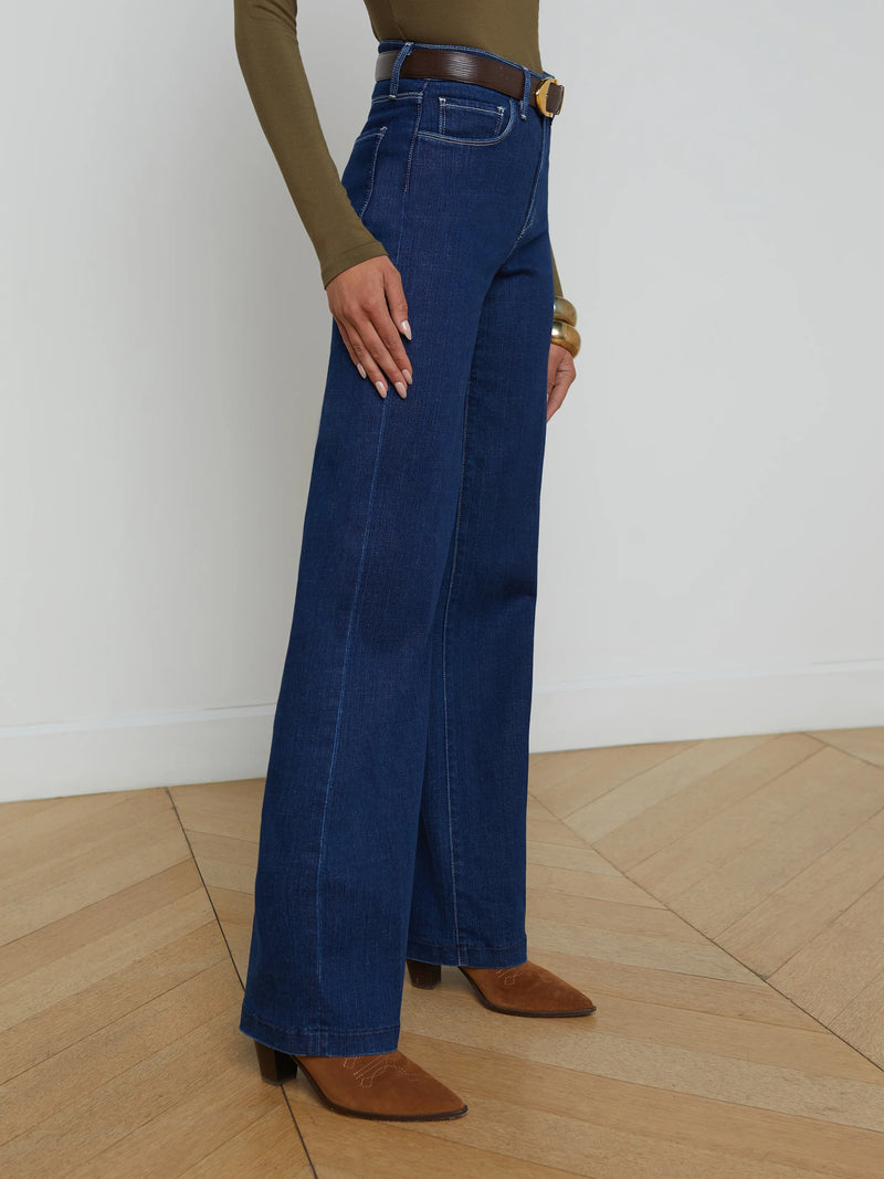 L’agence - Clayton Wide-Leg Jean - Newport