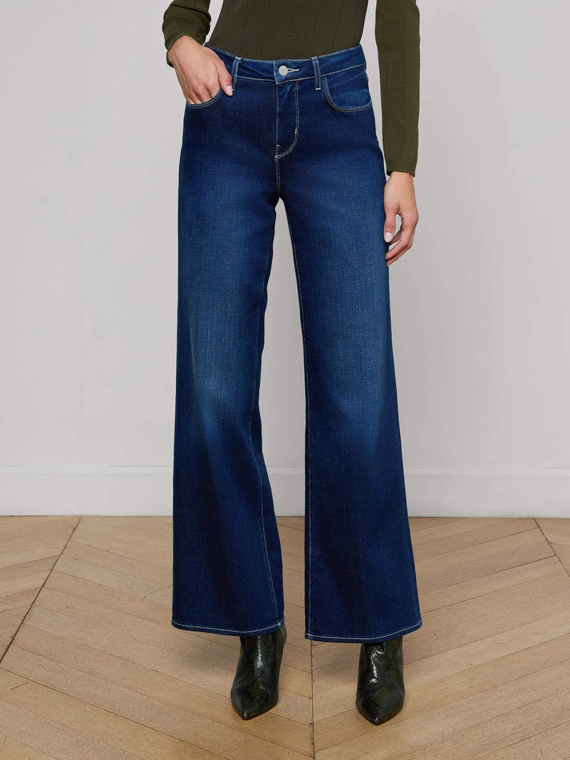 L'agence - Alicent Wide-Leg Jean - Sterling