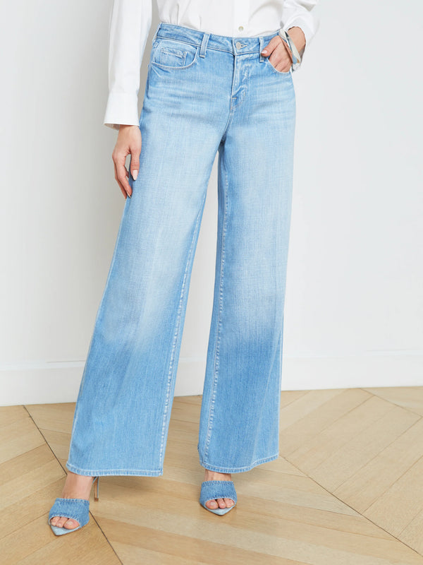 L'agence - Alicent Wide-Leg Jean -  Bayview