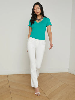 L'agence - Sneeki L/R Sneaker Straight - Blanc