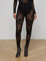L'agence - Josiane Floral Lace Legging - Black
