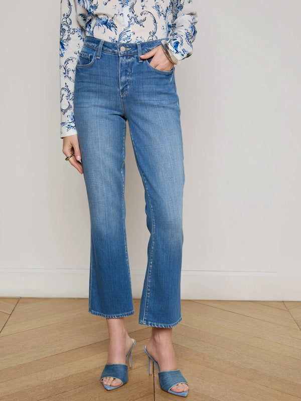 L'agence - Tati Coated Micro Boot Jean - Rosales