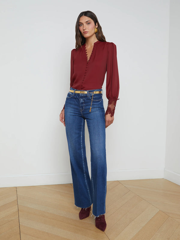 L'agence - Scottie Wide Leg Jean - Desoto