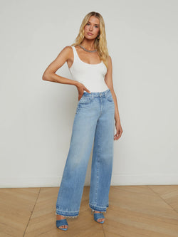 L’agence - Scottie H/R Wide Leg Hem - Zion