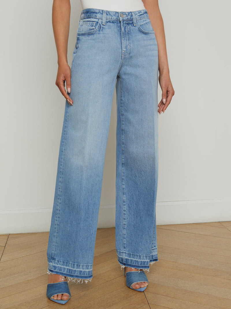 L’agence - Scottie H/R Wide Leg Hem - Zion