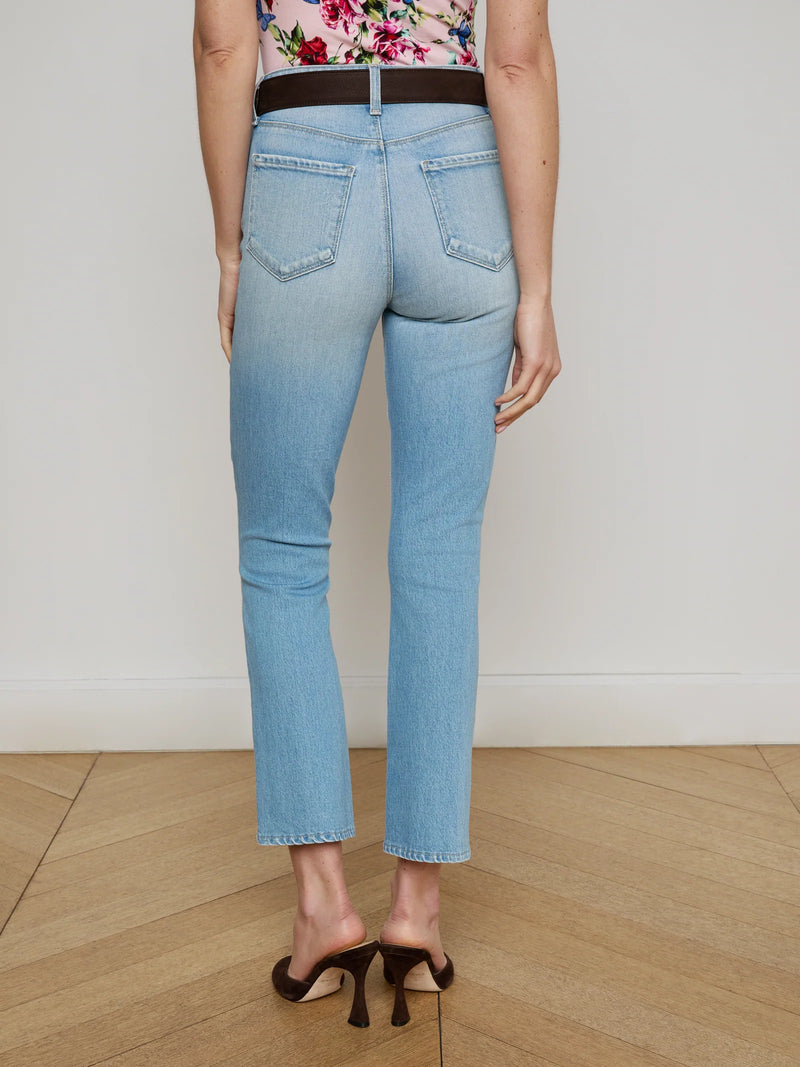 L'agence - Mira Cropped Micro Boot Jean - Barker
