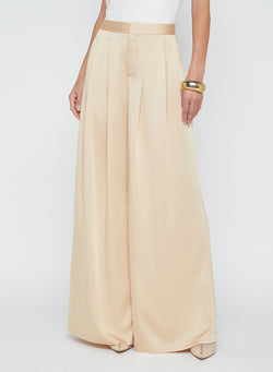 L'agence - Aubrie Wide Leg Pant - Latte