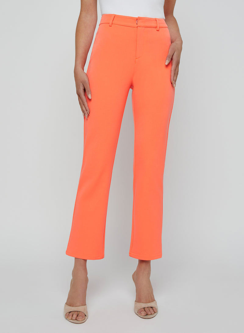 L'agence - Ketra Bootcut Trouser - Electric Coral