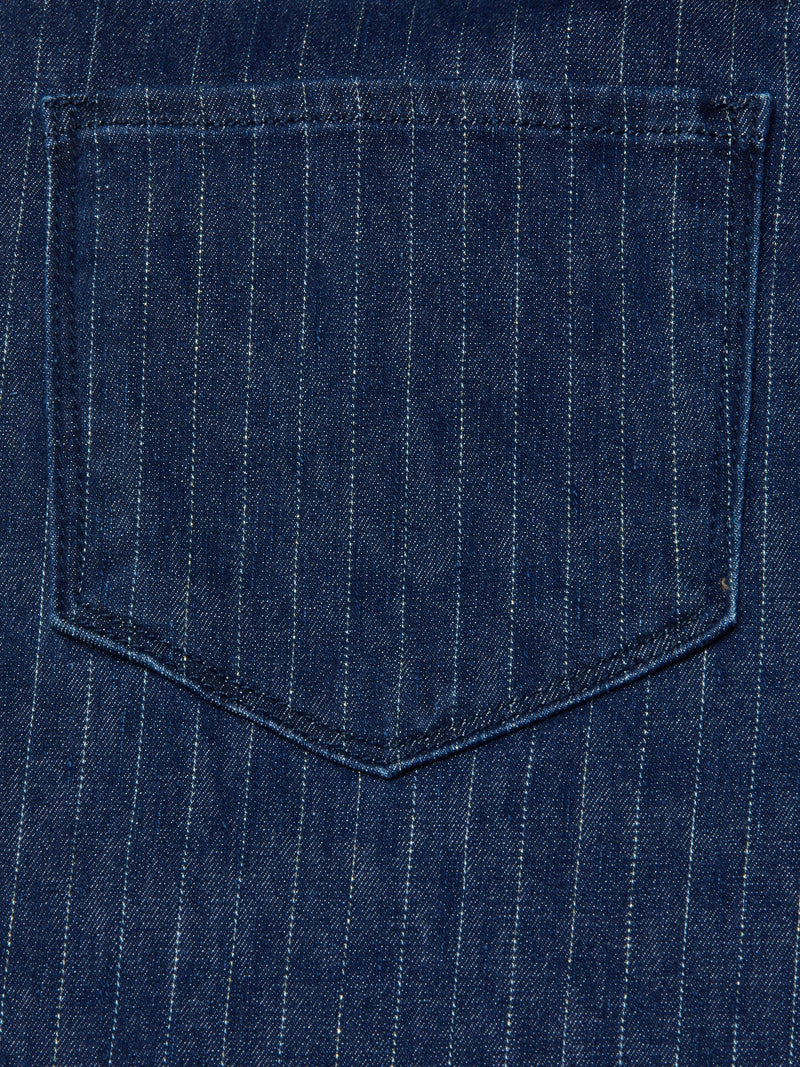 L'agence - Quincy Pinstriped Jean - Ebony Stripe