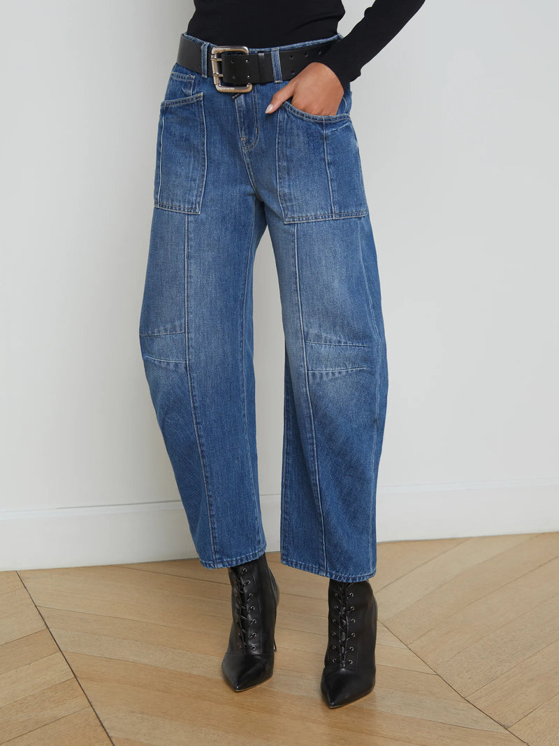 L'agence - Cody Barrel-Leg Jeans - Brentwood