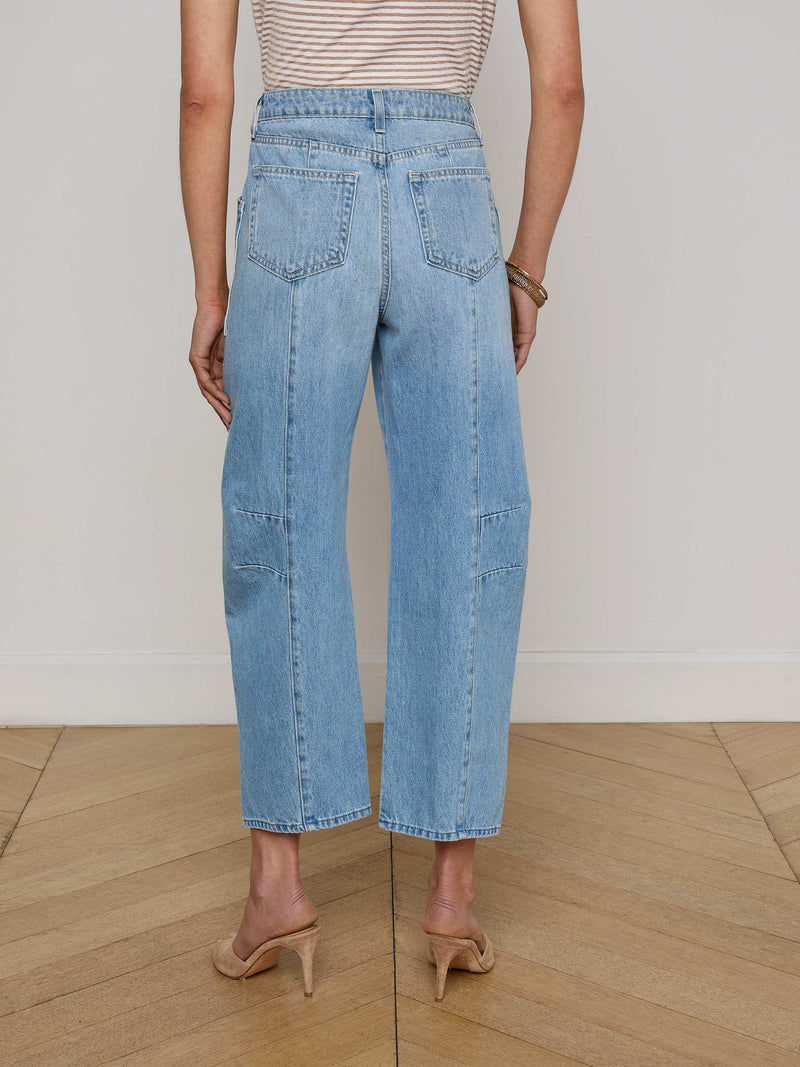 L'agence - Cody Barrel-Leg Jeans - Cristo