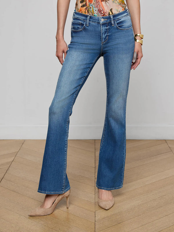 L'agence - Cara Low-Rise Bootcut Jean - Cambridge