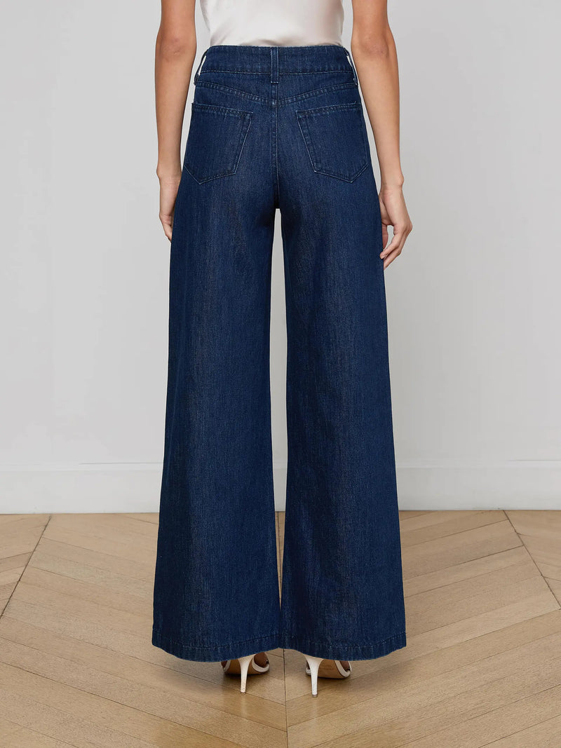 L'Agence - Pacey Wide-Leg Jean - Hobart