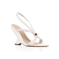Lana Wilkinson - Regina Wedge - White Leather