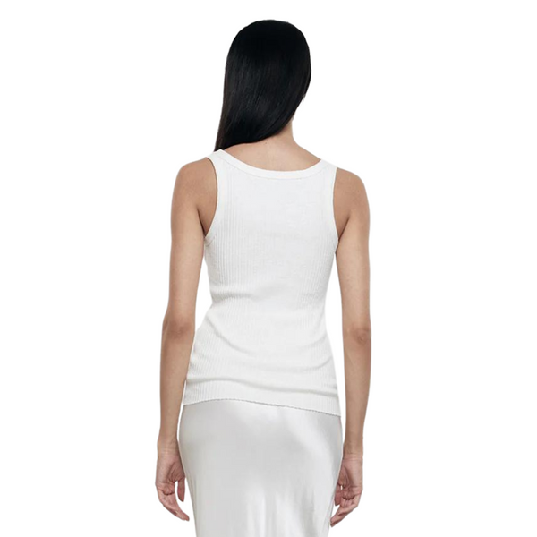 Enza Costa - Military Rib Bold Tank - Undyed