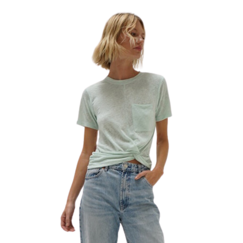 LNA - Lina Brushed Tee - Sea Foam