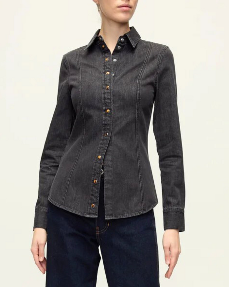 Veronica Beard - Eddie Shirt - Onyx