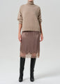 Citizens Of Humanity - Lace Trimmed Skirt - Cocoa
