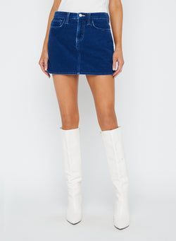 L’agence - Paris Denim Mini Skirt - Lapis Blue