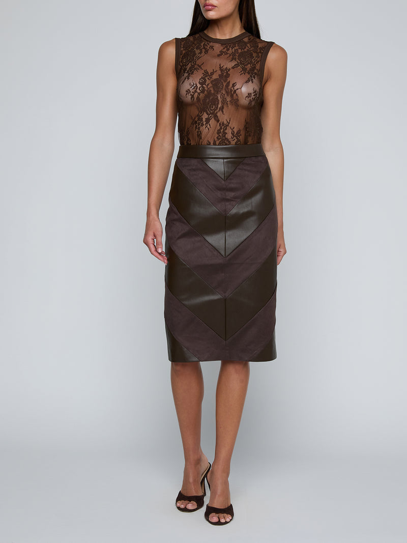 ERMA PATCHWORK SKIRT