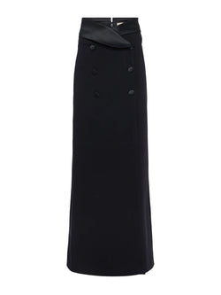 L’agence - Diara Tuxedo Skirt - Black