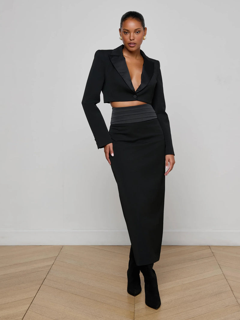 L'agence - Honesty Maxi Skirt - Black