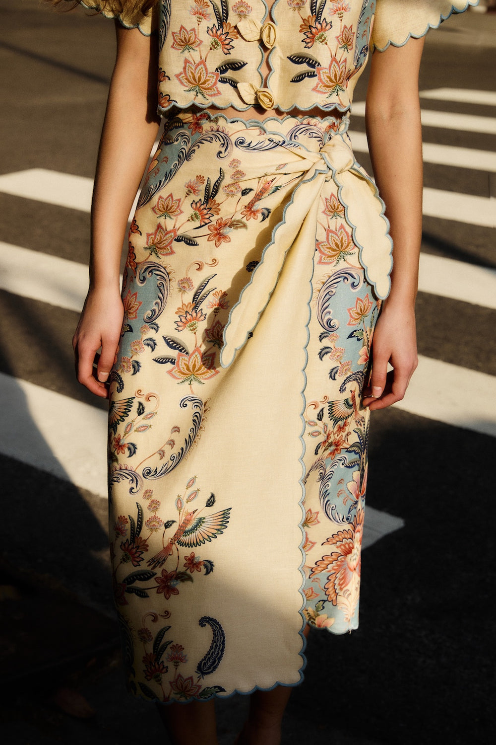Farm Rio - Midi Skirt
