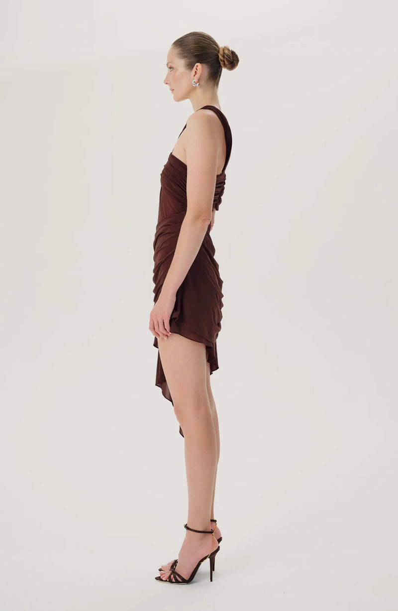 Ronny Kobo - Izel Dress - Dark Chocolate