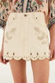 CANVA RICHILIEU SKIRT