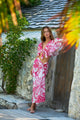 Poupette St Barth - Long Skirt Uma - Pink Reef Wave