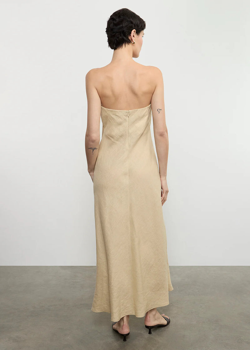Enza Costa - Linen Bias Dress - Multiple Colors