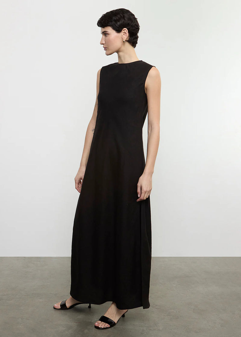Linen Bias Sheath Dress | Blonde 0 Linen Bias Sheath Dress | Blonde 0
