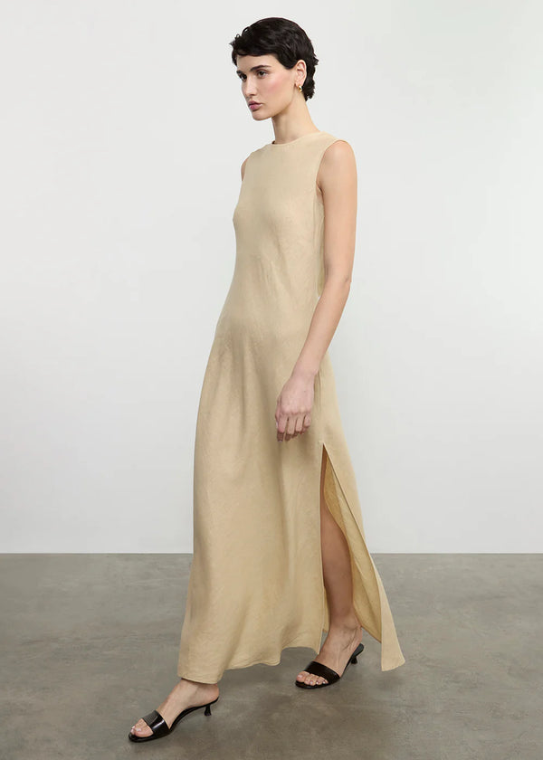 Enza Costa - Linen Bias Sheath Dress - Multiple Colors