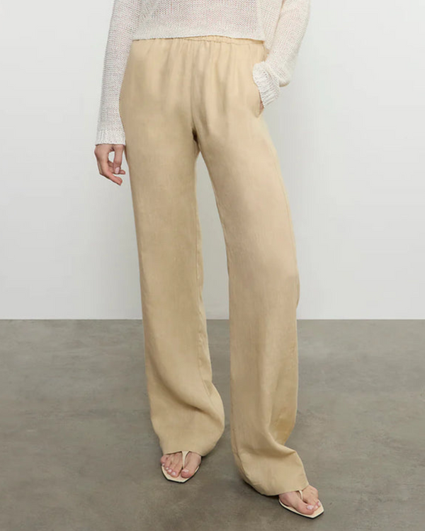 Enza Costa - Linen Everywhere Pant - Blonde