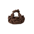 NLA - Knot Suede Bag - Chocolate Brown