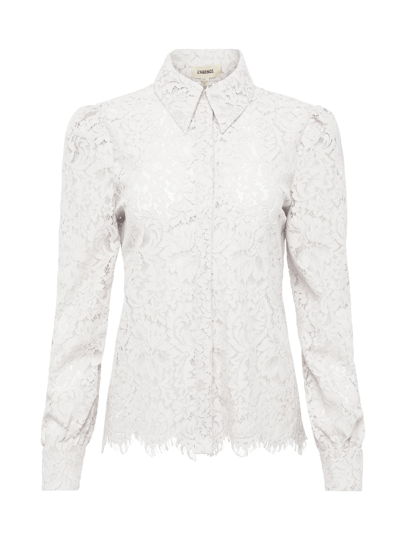 L’agence - Jenica Lace Blouse - Ivory