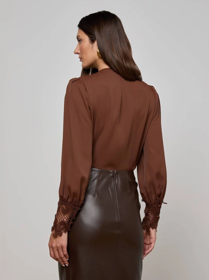 L'agence - Ava Blouse - Hot Fudge