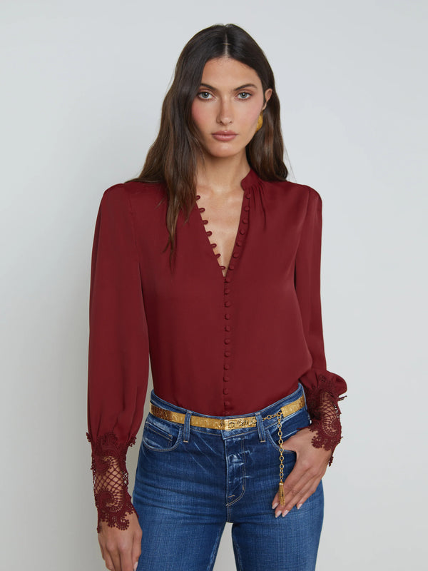 L’agence - Ava Blouse - Syrah