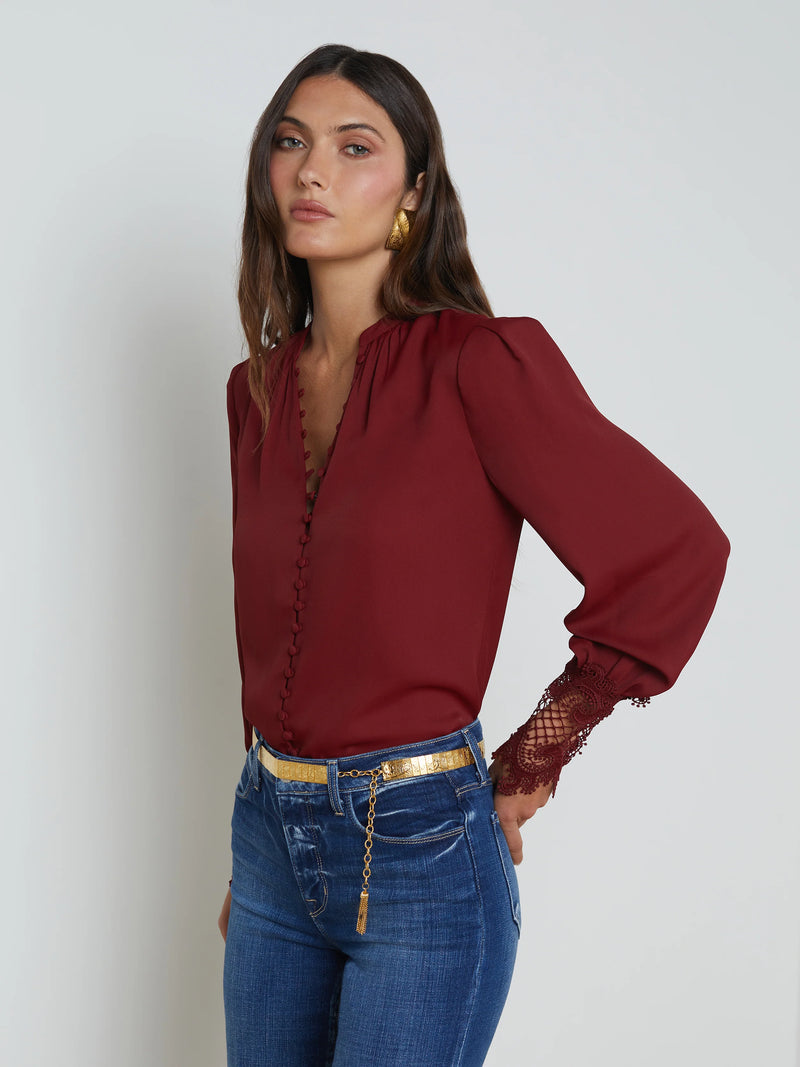 L’agence - Ava Blouse - Syrah