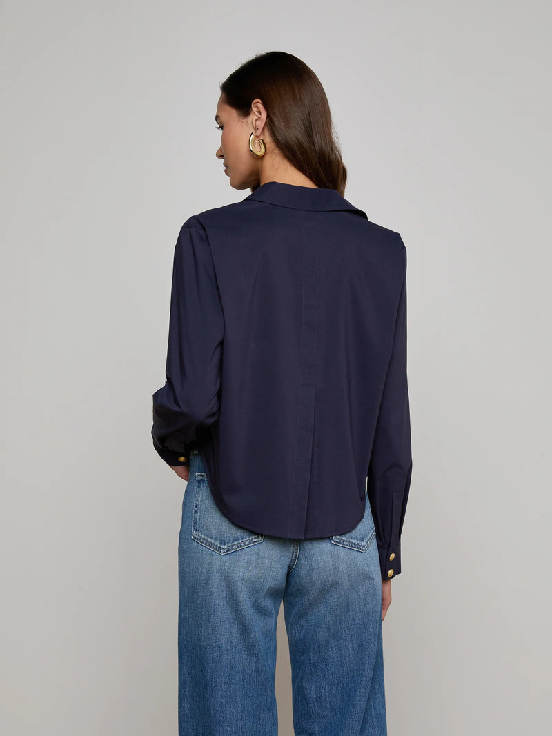 L'agence - Cosette Button-Down Shirt - Midnight