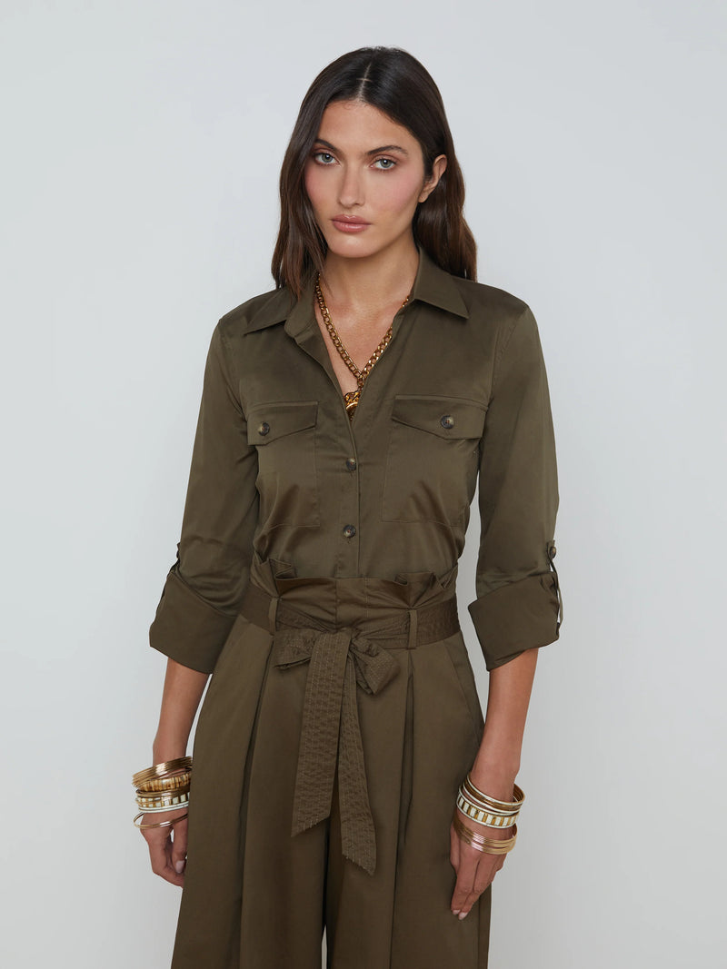 L’agence - Pearson Blouse - Pine