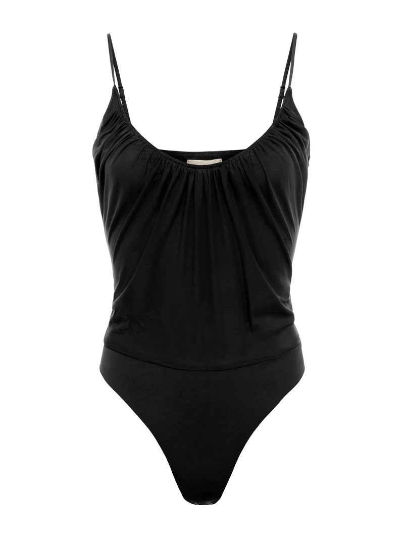 L’agence - Gelina Mesh Bodysuit - Black