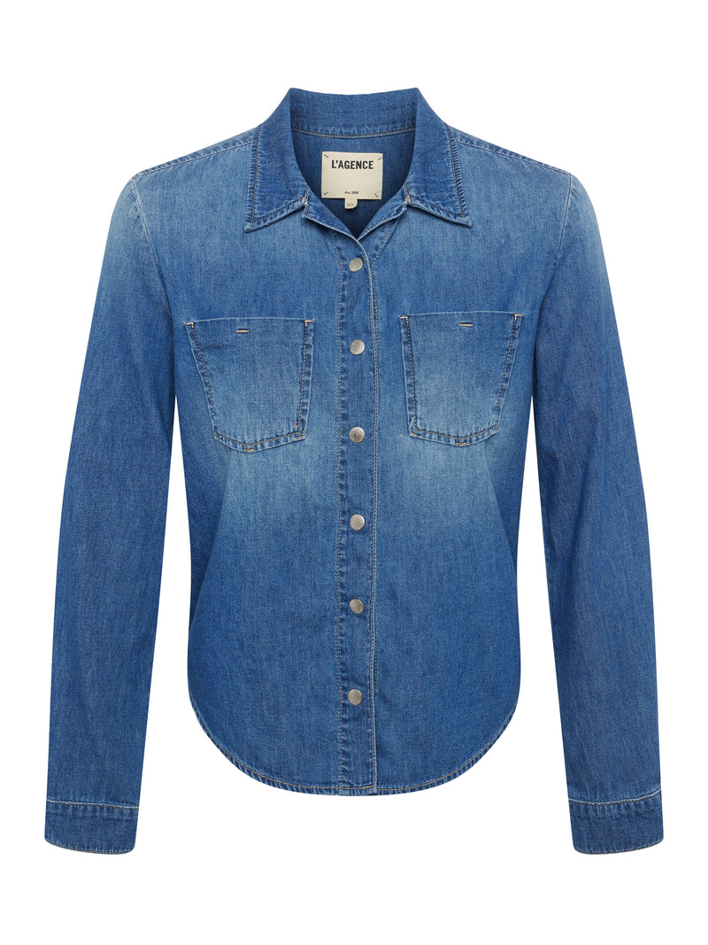 L’agence - Isla Denim Shirt - Anvil